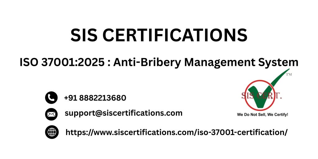 ISO 37001 Certification: Drive Ethical Excellence with SIS&nbsp;Certifications
